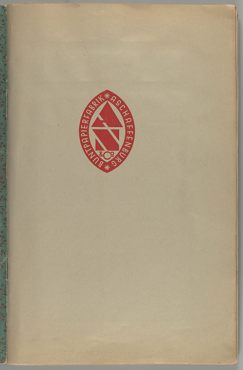 Neuheiten, A. Nees &amp; Co. Buntpapierfabrik (German)