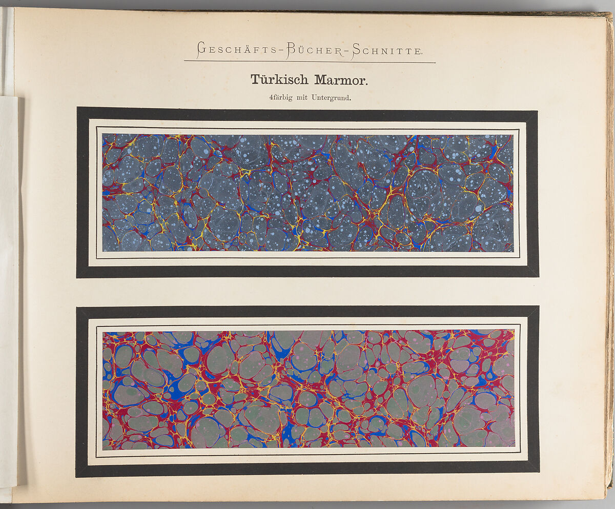 Musterbuch von Marmor Schnitten für Geschäfts-Bücher