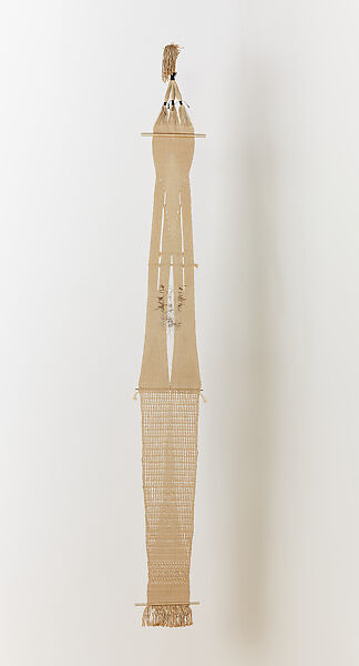 The Bride, Lenore Tawney (American, Lorain, Ohio 1907–2007 New York), Linen, feathers, wood 