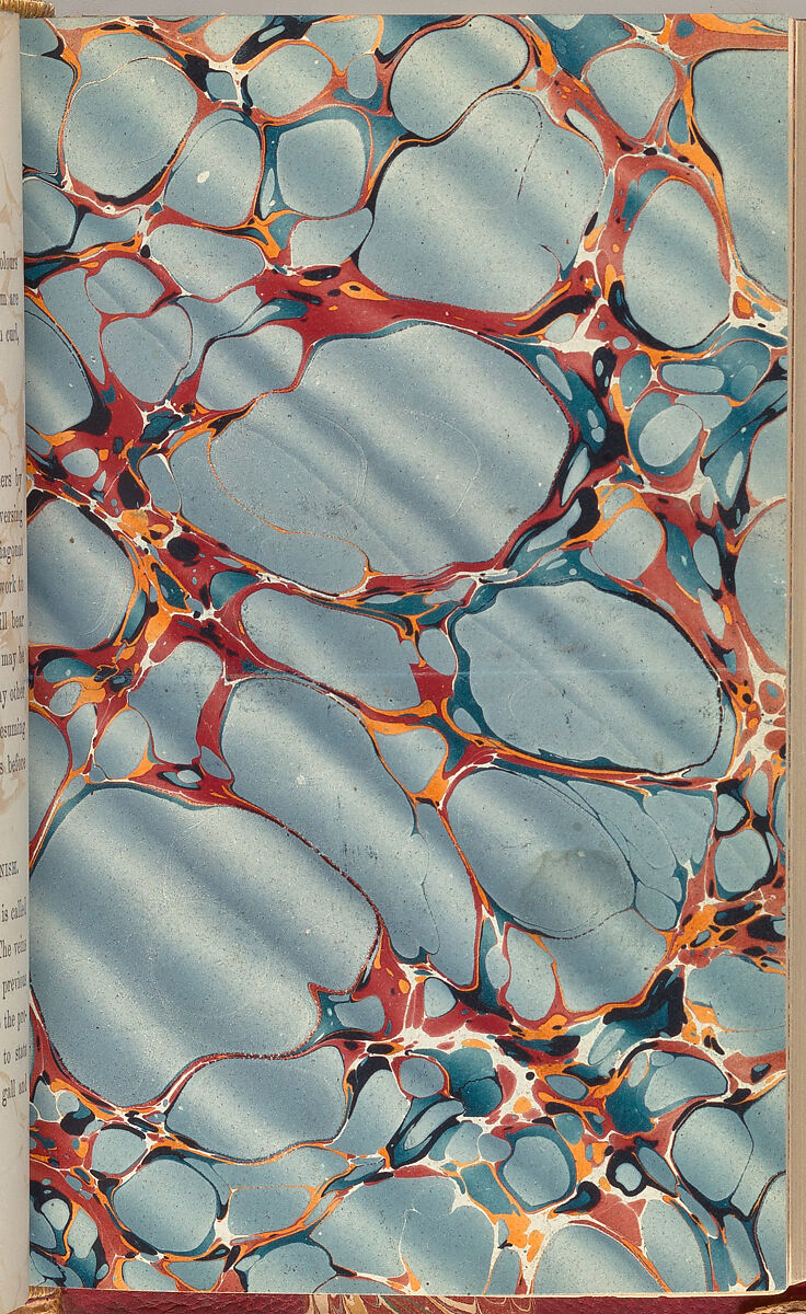 A manual of the art of bookbinding : containing full instructions in the different branches of forwarding, gilding, and finishing : also, the art of marbling book-edges and paper, the whole designed for the practical workman, the amateur, and the book-collector, James Bartram Nicholson