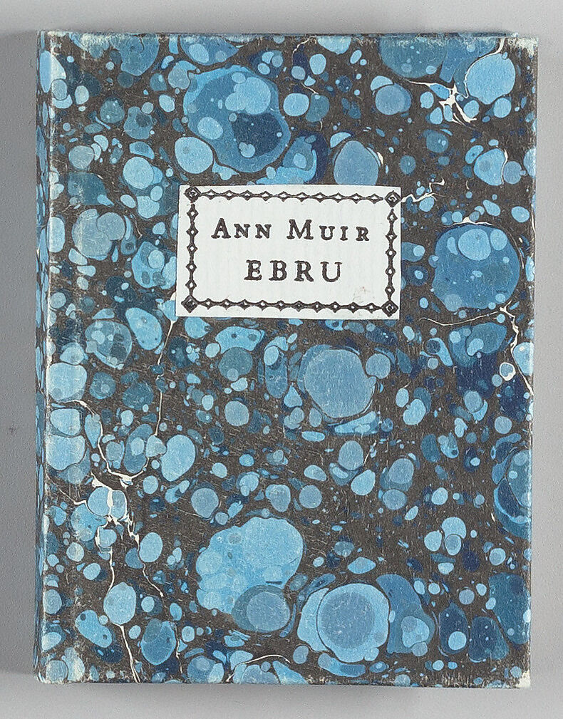The ancient art of Ebru, Ann Muir  British