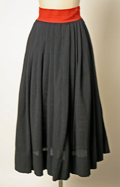Ensemble, wool, silk, cotton, metal, Swedish