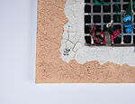 Saqqakhana Collage, Parviz Kalantari (Iranian, Tehran 1931–2016 Tehran), Mixed media: mud and hay mixture, ceramic, iron, beads, ribbons, and tassels