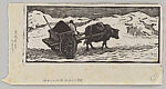 Hauling Manure in the Snow