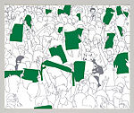 Fragile Springs, Dinh Q. Lê (American, born Hà Tiên, Vietnam, 1968–2024 Ho Chi Minh City), Portfolio of 10 color silkscreens with varnish in a laser-engraved aluminum box