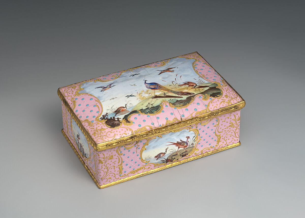 Casket, Enamel on copper, British 