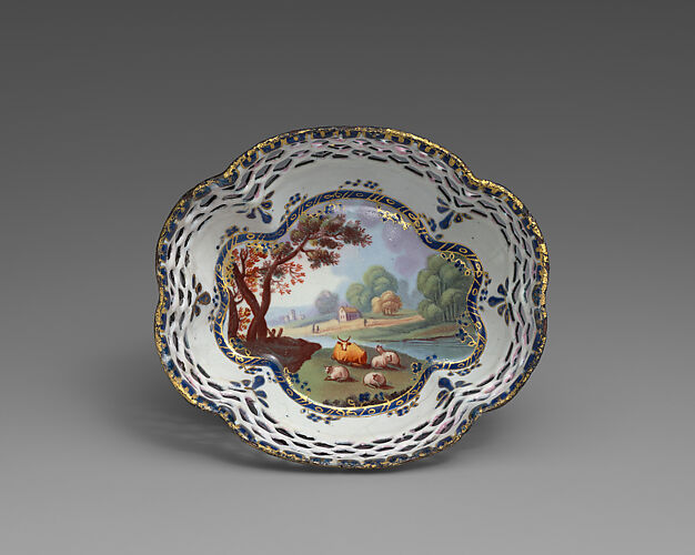 Set of four counter trays for the card game of Quadrille (part of a set)