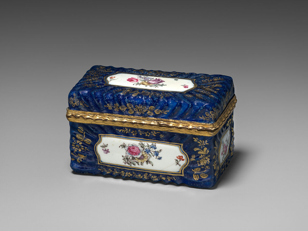 Snuffbox, Enamel on copper, British  