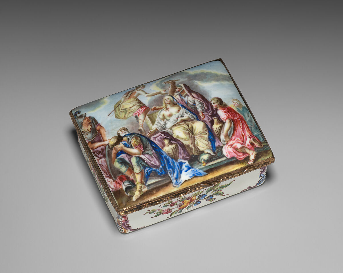 The Sacrifice of Iphegenia, Enamel on copper, British  