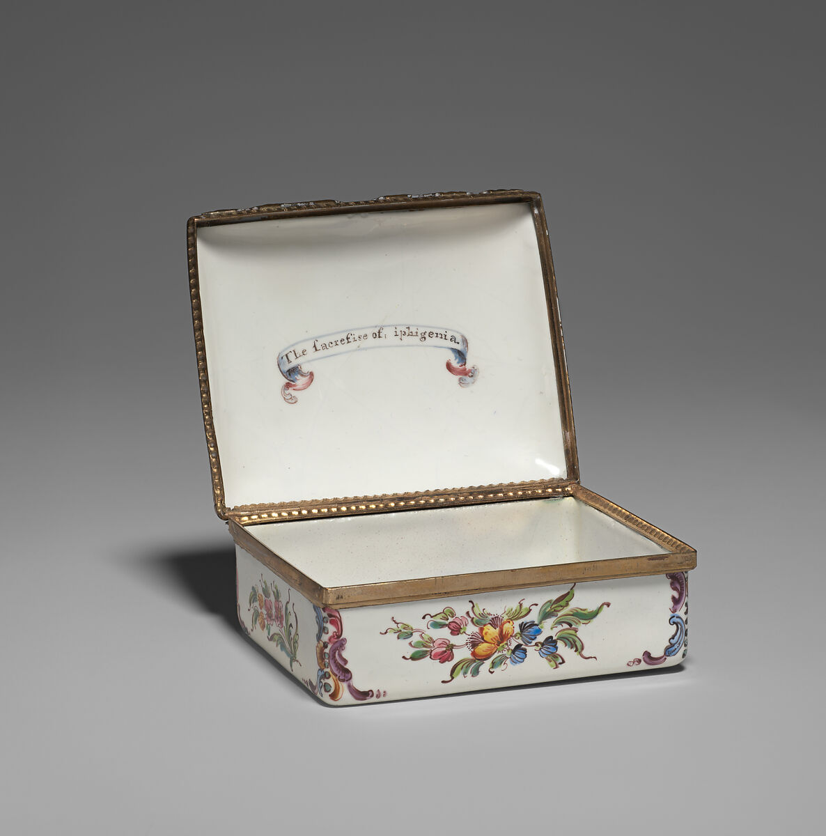 The Sacrifice of Iphigenia, after Charles de la Fosse (French, Paris 1636–1716 Paris), Enamel on copper, British, possibly Birmingham