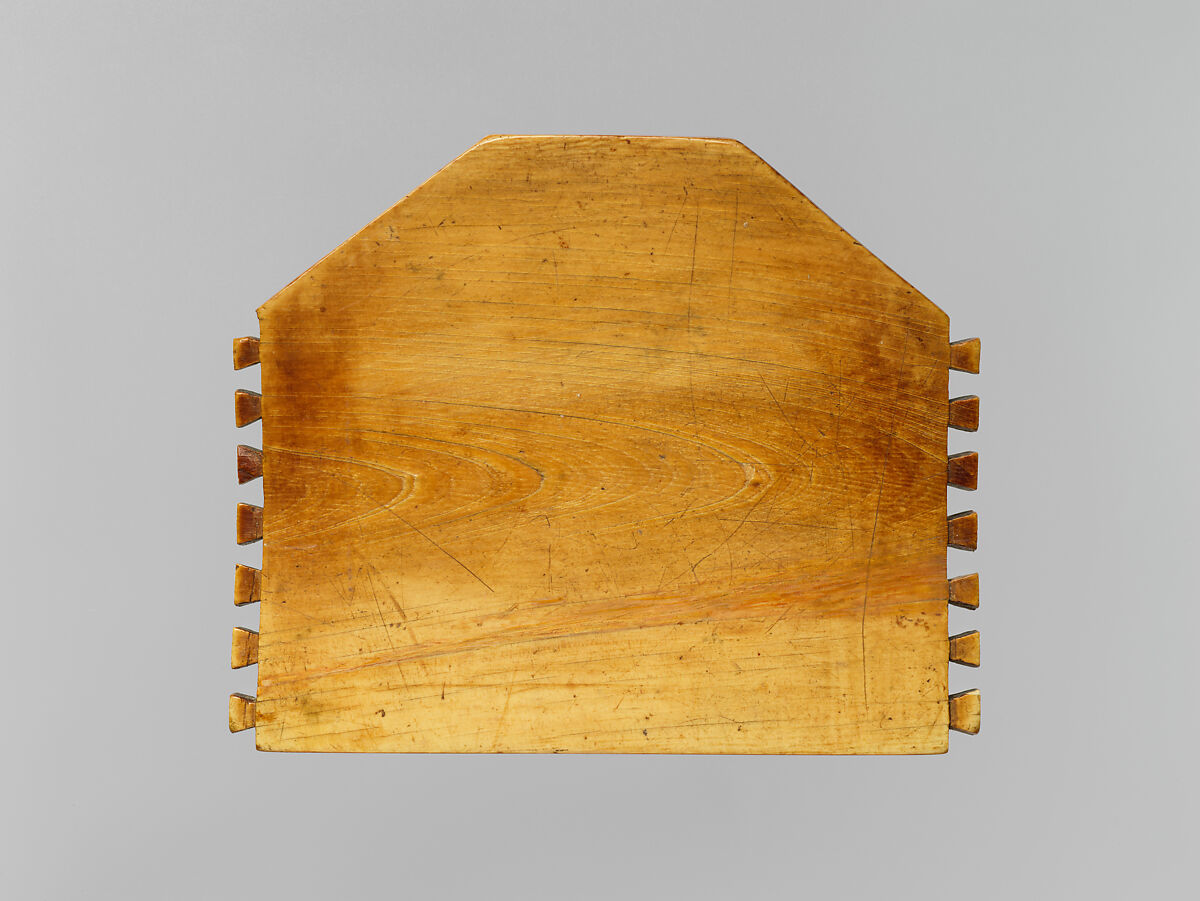 Panel from a jewelry casket: Krishna slays Putana, Ivory, South India, Vijayanagara, Hampi