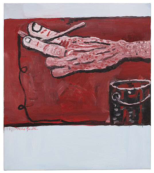 Painter's Hand, Philip Guston  American, born Canada, Oil on canvas