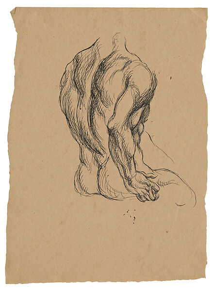 Untitled, Philip Guston (American (born Canada), Montreal 1913–1980 Woodstock, New York), Ink on paper