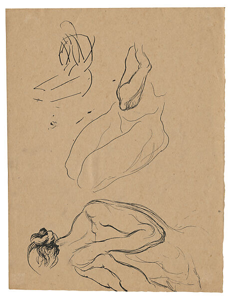 Untitled, Philip Guston (American (born Canada), Montreal 1913–1980 Woodstock, New York), Ink on paper