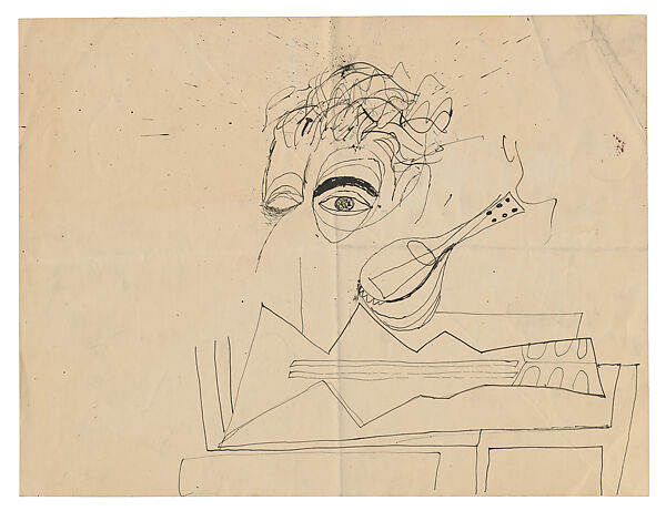 Untitled, Philip Guston (American (born Canada), Montreal 1913–1980 Woodstock, New York), Ink on paper