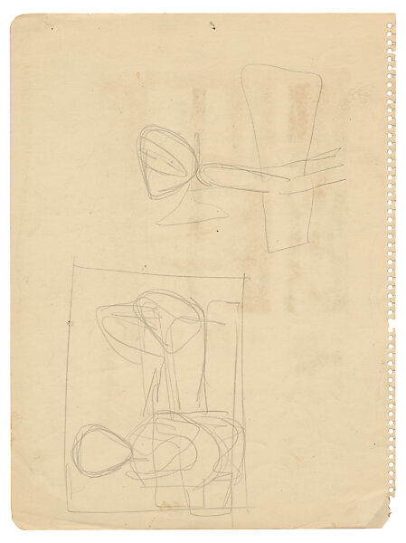 Untitled, Philip Guston (American (born Canada), Montreal 1913–1980 Woodstock, New York), Ink on paper