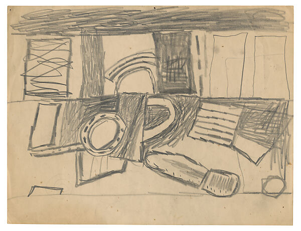Untitled, Philip Guston (American (born Canada), Montreal 1913–1980 Woodstock, New York), Pencil on paper 