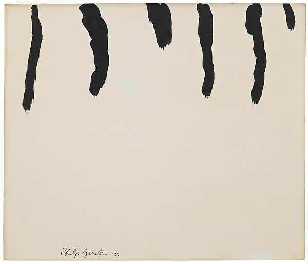 Untitled, Philip Guston (American (born Canada), Montreal 1913–1980 Woodstock, New York), Ink on paper 