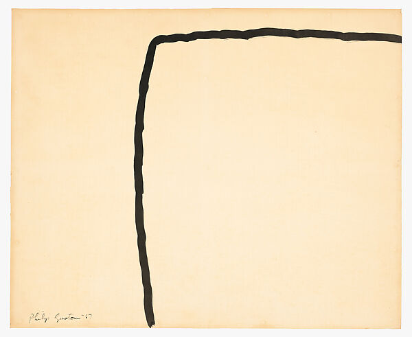 Untitled, Philip Guston (American (born Canada), Montreal 1913–1980 Woodstock, New York), Ink on paper 