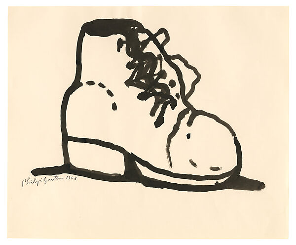 Untitled, Philip Guston (American (born Canada), Montreal 1913–1980 Woodstock, New York), Ink on paper 