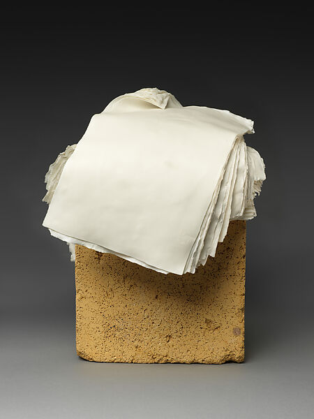 Paper Med No.18, Su Xianzhong (Chinese, born 1968), White porcelain, kiln brick, China