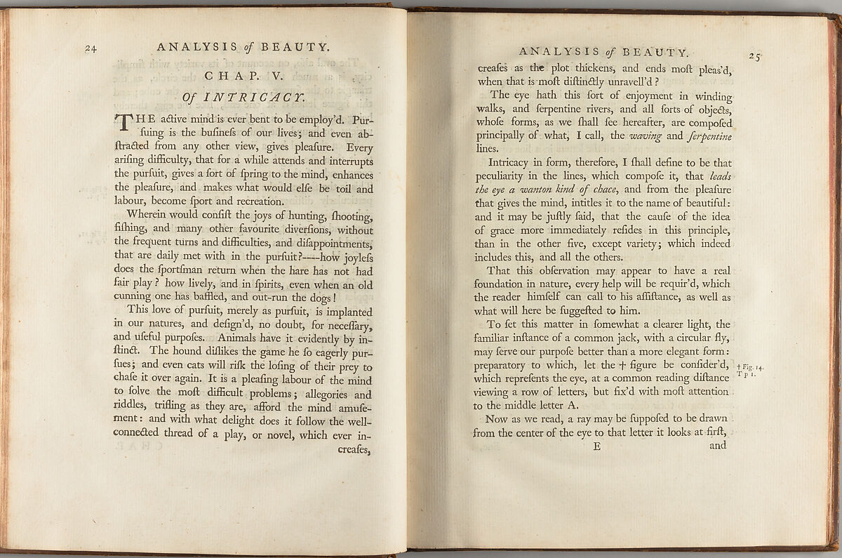 The analysis of beauty : written with a view of fixing the fluctuating ideas of taste, William Hogarth (British, London 1697–1764 London)