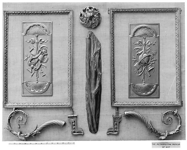 Panel ornament (one of a pair)