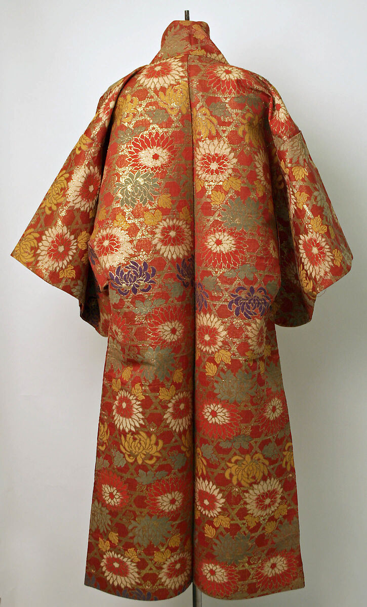 Theatrical costume, (a, c, e, f, k) silk
(h, i) cotton, Japan