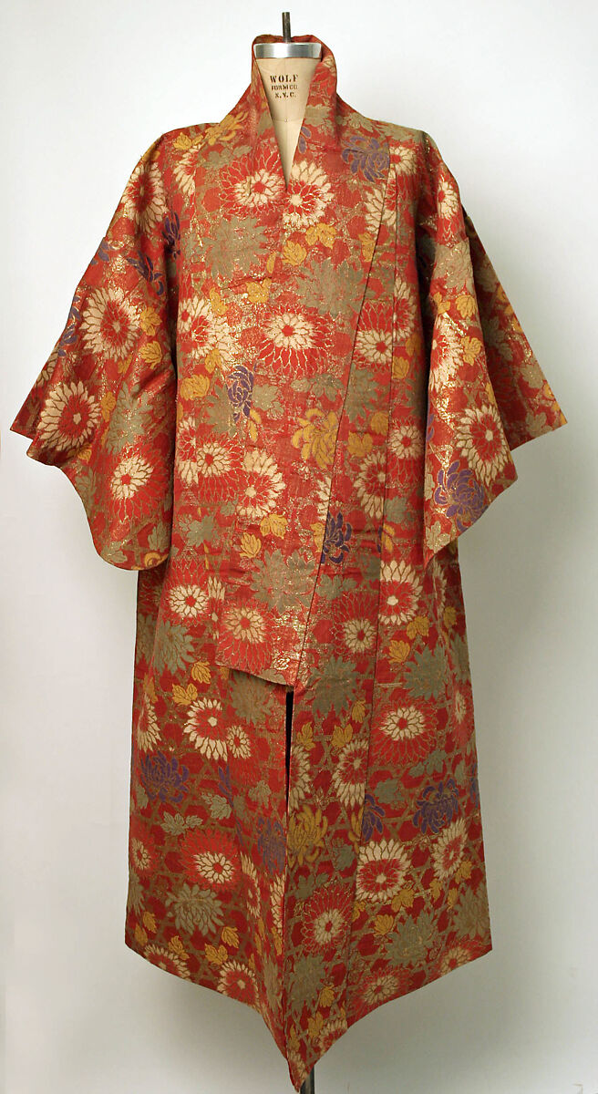 Theatrical costume, (a, c, e, f, k) silk
(h, i) cotton, Japan
