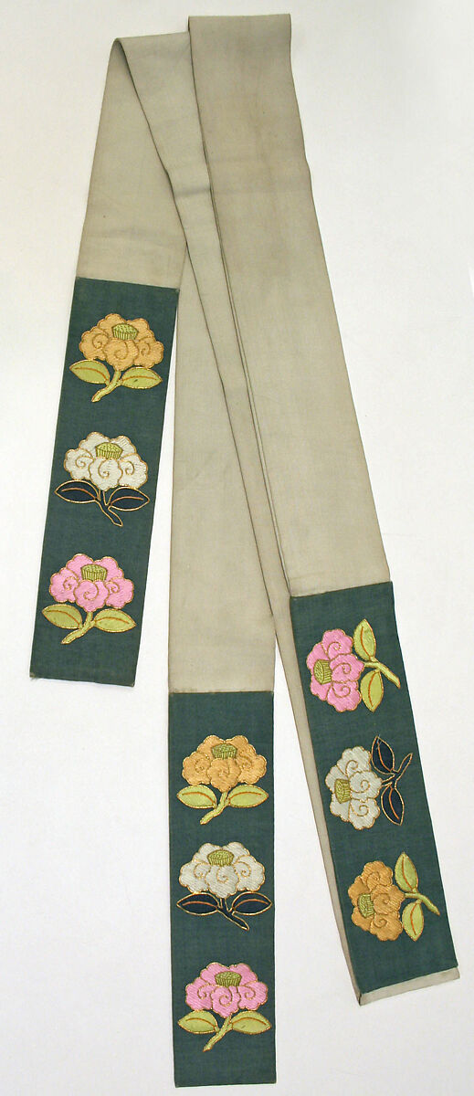 Theatrical costume, (a, c, e, f, k) silk
(h, i) cotton, Japan