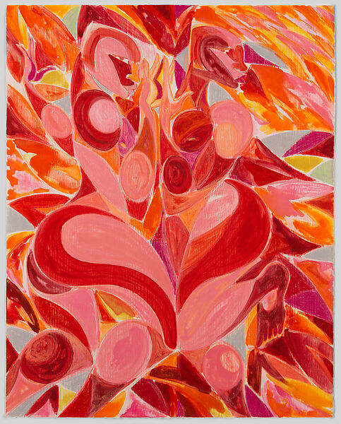 Tunji Adeniyi-Jones - Shimmering Duet (Red Pink) - The