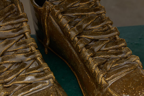 Tools, Woody De Othello (American, born Miami 1991), Bronze, glazed ceramic and wood