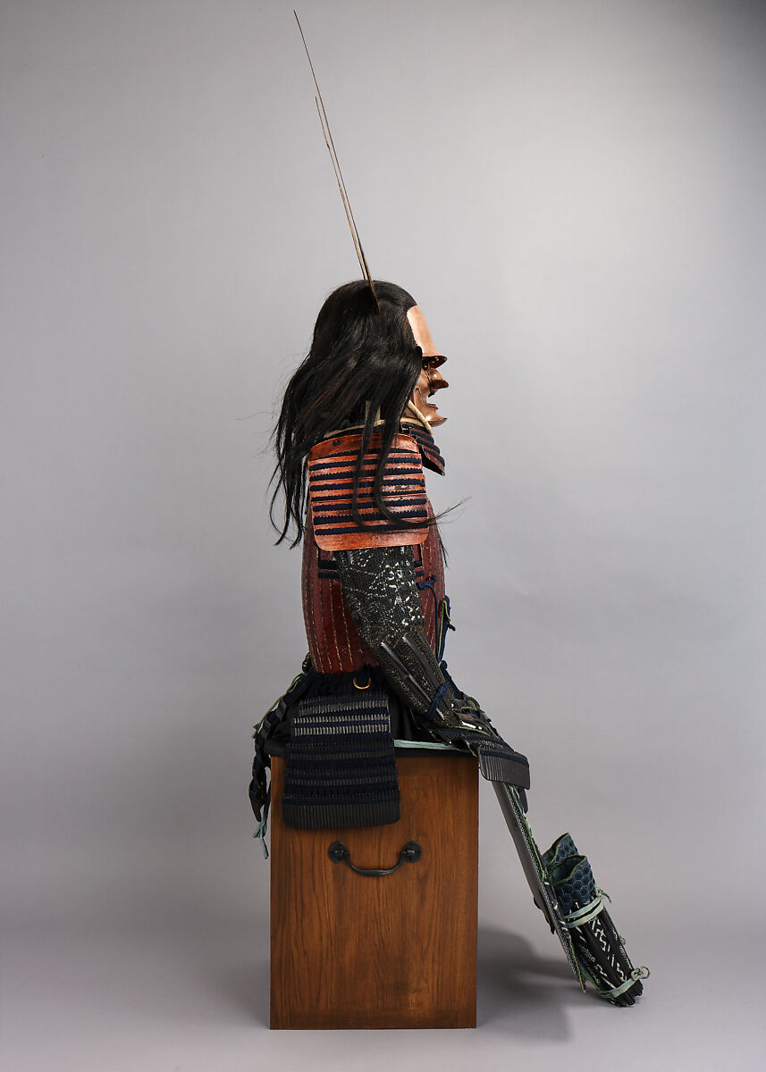 Armor (<i>Nimai-Dō Gusoku</i>) with Box, Iron, leather, lacquer, textile, wood, yak hair, boar bristle, hemp, Japanese