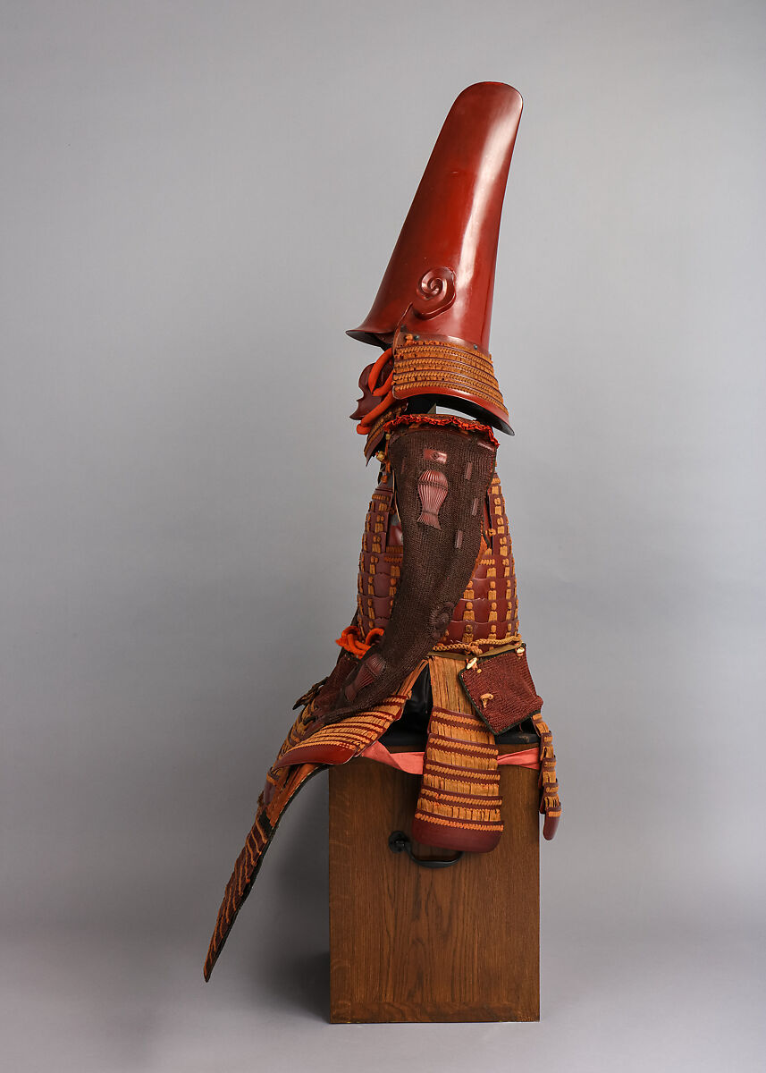 Armor (<i>Nimai-Dō Gusoku</i>) with Box, Iron, leather, lacquer, textile, wood, Japanese