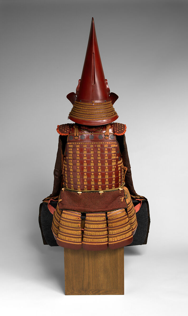 Armor (<i>Nimai-Dō Gusoku</i>) with Box, Iron, leather, lacquer, textile, wood, Japanese