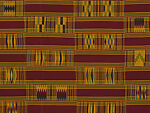 Royal man's kente (prestige cloth), Asante-Akan artist, Silk, dye, Asante-Akan