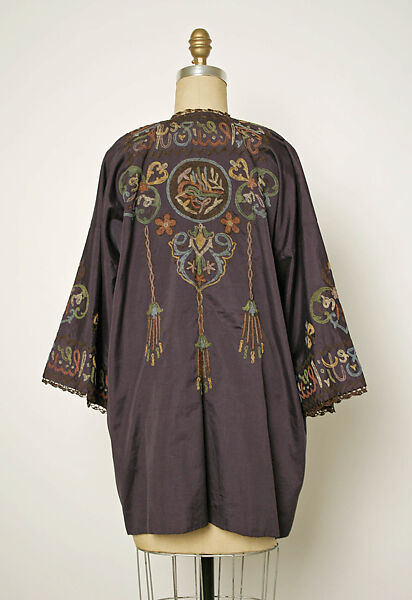 Ensemble, Metal wrapped thread; embroidered