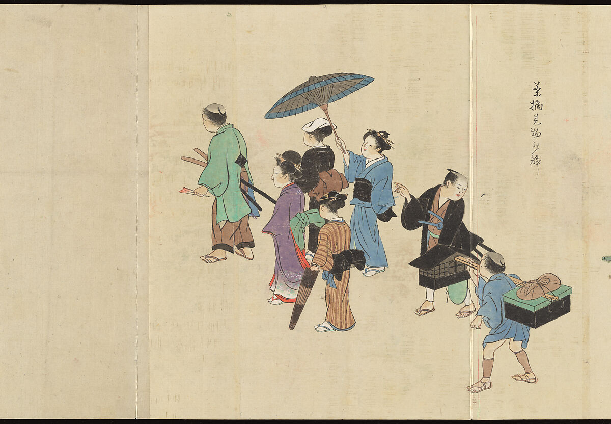 Illustrations of Uji Tea Production, Painting by Saitō Motonari (Japanese, active ca. 1800), Handscroll of thirty-two sheets reformatted as a folding album (orihon), Japan