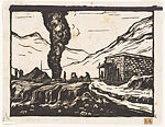 The Foundry, from a group of Ten Revolutionary woodblock prints with Folio Cover titled Lu Yi Mu Ke Xuan Ji