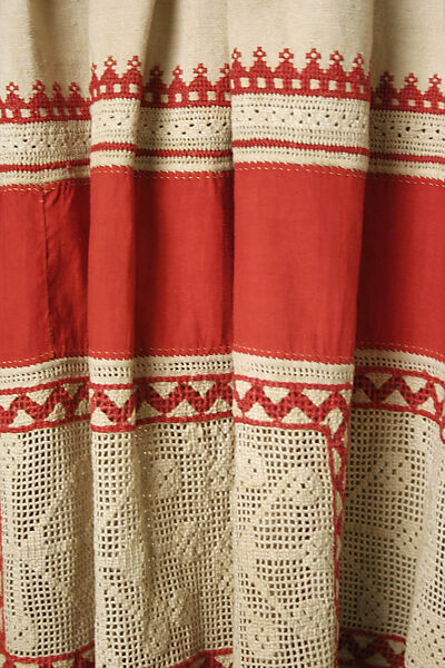 Apron, cotton, Russian