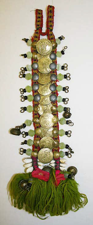 Ensemble, (a) linen(b, d) cotton(c, f, g, h, i) wool, Russian