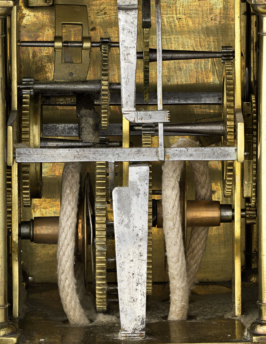 Peter Stretch (American, 1670–1746), Brass, iron, bronze; rope (modern), lead, American