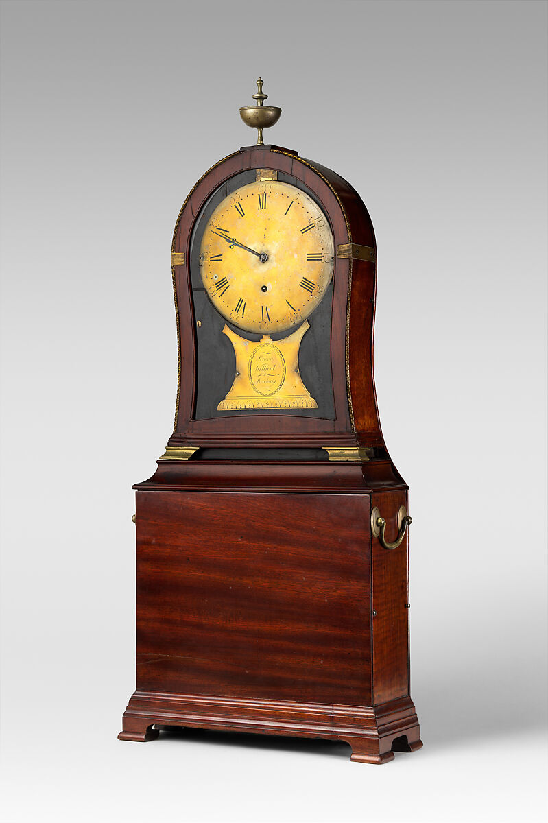 Simon Willard (1753–1848), Mahogany, pine; brass, iron, steel, lead, synthetic cord (modern), American