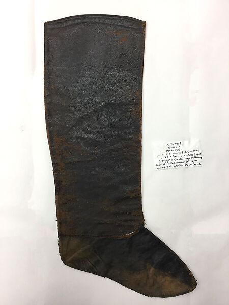 Military Uniform, Wool, cotton, metal wrapped thread, silver, leather, fur, and metal