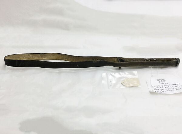 Military Uniform, Wool, cotton, metal wrapped thread, silver, leather, fur, and metal