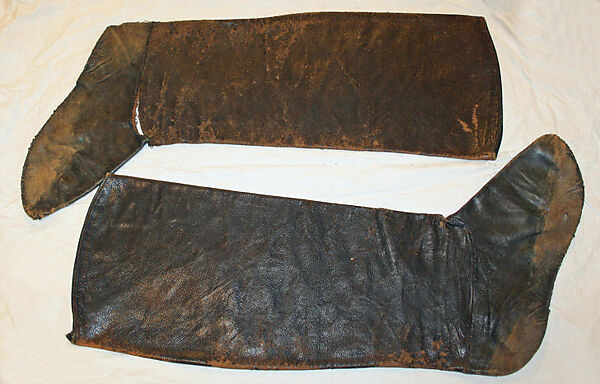 Military Uniform, Wool, cotton, metal wrapped thread, silver, leather, fur, and metal