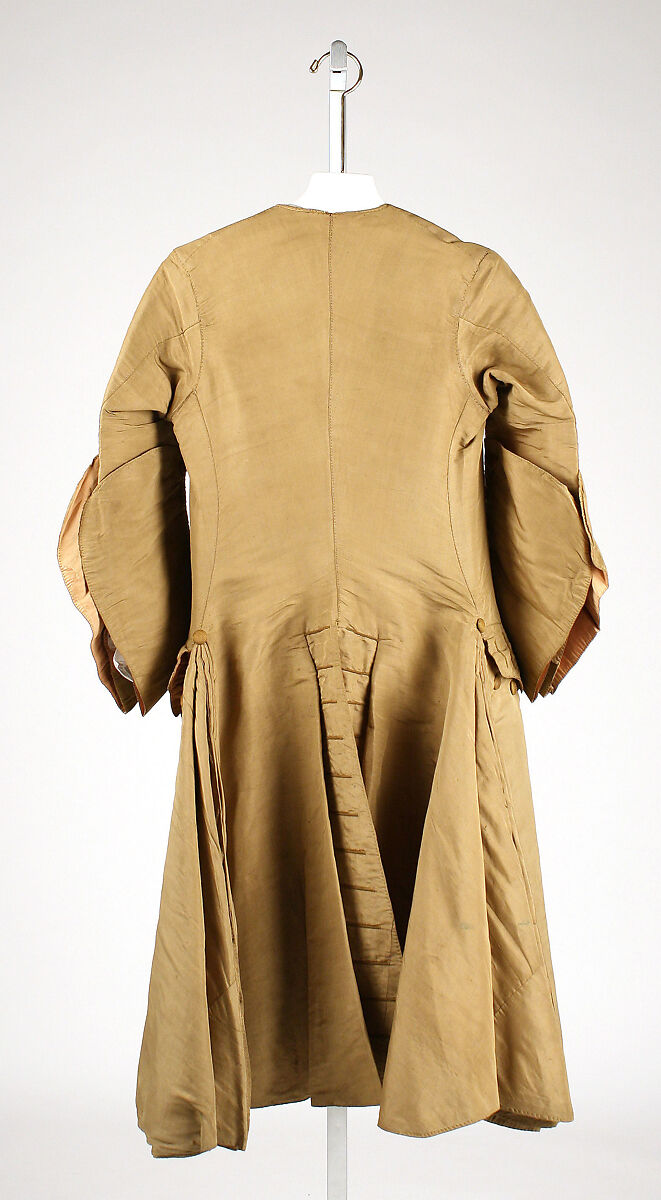 Coat, silk, British