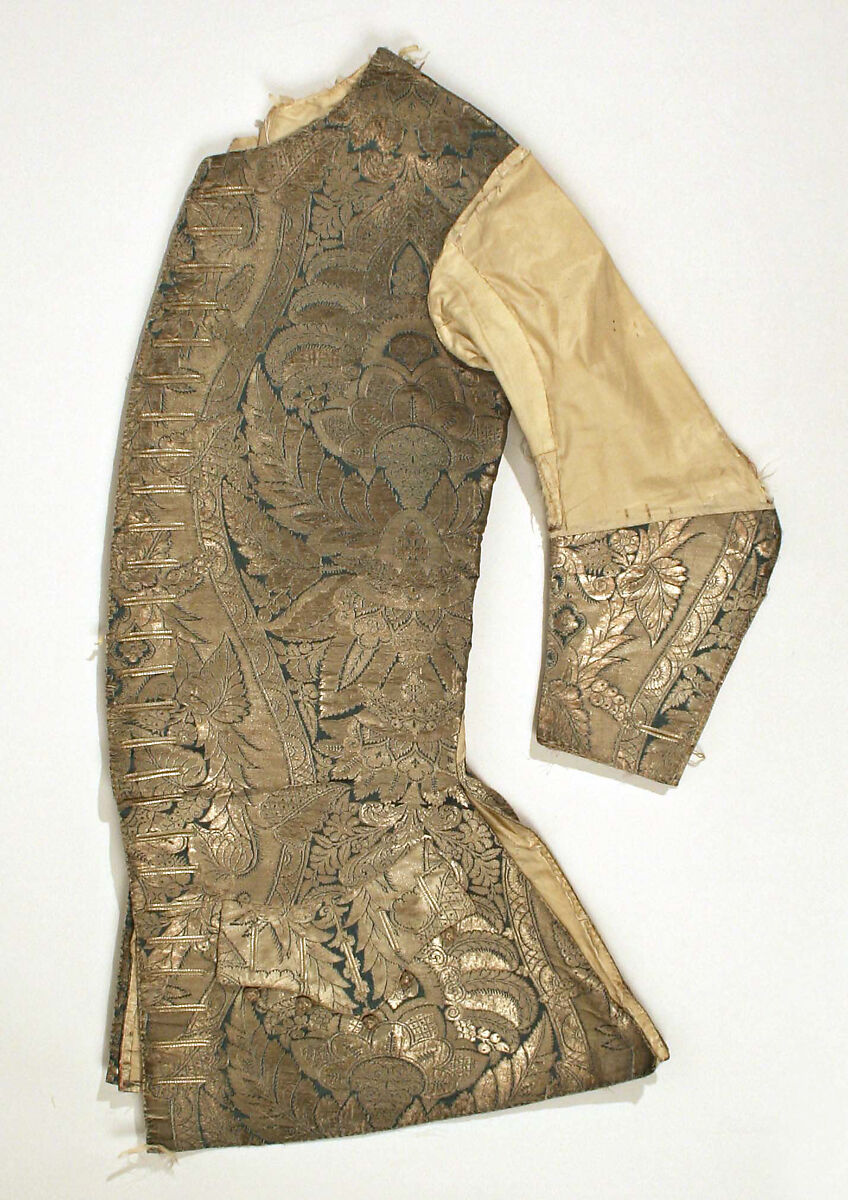 Waistcoat, silk, British