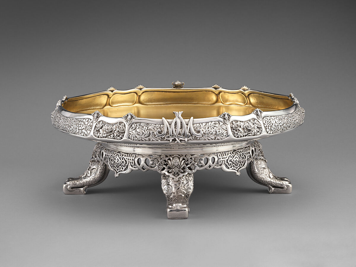 Ice Cream Dish from Mackay Service, Tiffany &amp; Co. (1837–present), Silver, silver gilt, American