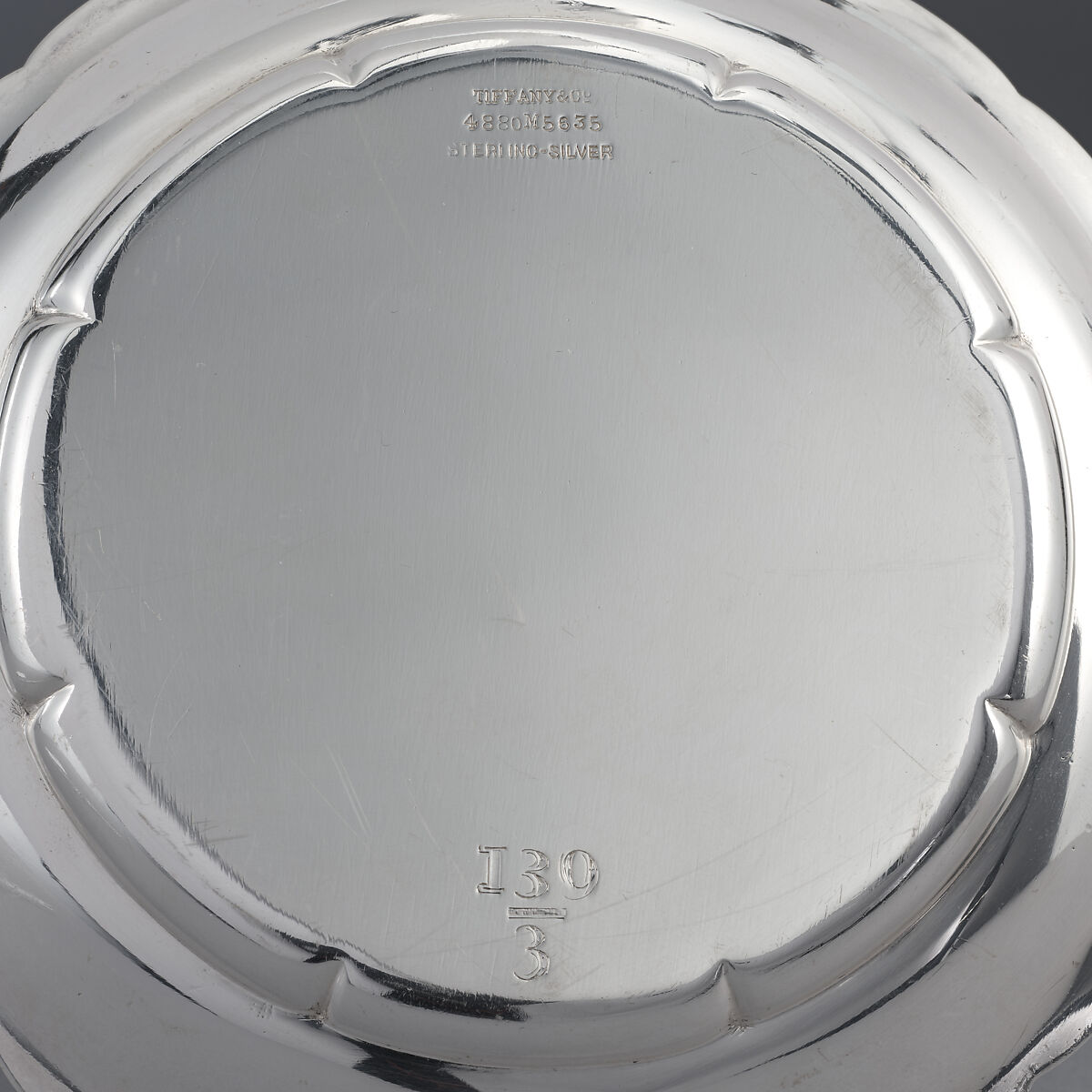 Ice Cream Plate from Mackay Service, Tiffany &amp; Co. (1837–present), Silver, American